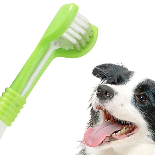 Three Sided Pet Toothbrush Dog Brush Bad Breath